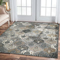 Lahome Moroccan Washable Area Rug 6x9, Ultra-Thin Large Living Room Rugs by Lahome