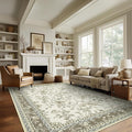 Large Neutral Beige Area Rug 10x12 by BILEEHOME