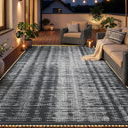 MontVoo Outdoor Rug Waterproof 9x12 ft by MontVoo