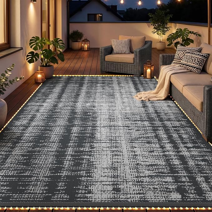 MontVoo Outdoor Rug Waterproof 6x9 ft by MontVoo