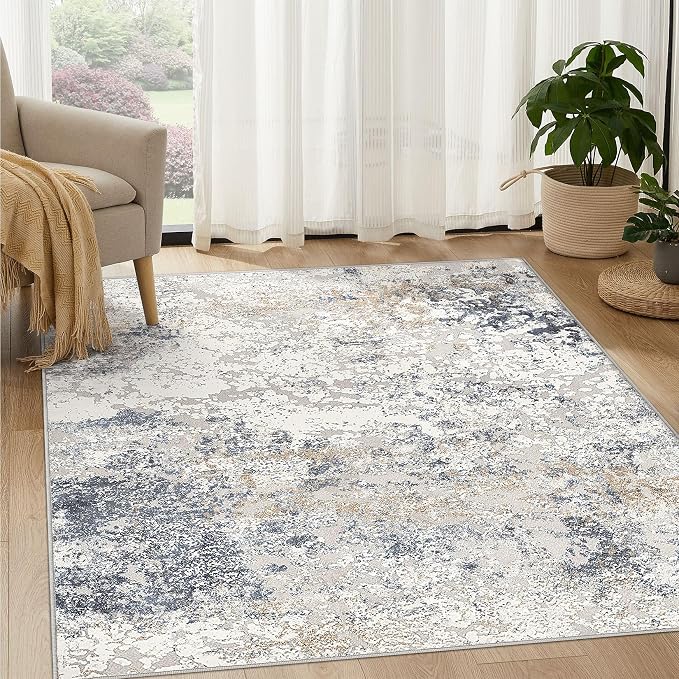 DMOYEST Square Area Rug Living Room Rugs by DMOYEST