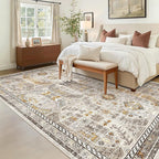 Madane 6x9 Area Rugs for Living Room, Stain Resistant Washable Rugs, Non-Slip - Image 2