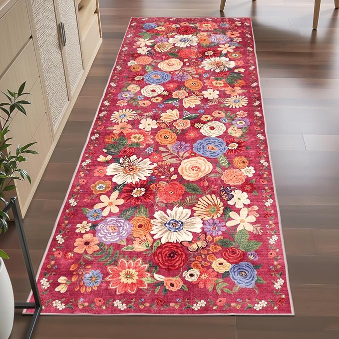 Rug for Hallways Kitchen Rug 3x7, Non Slip Washable Runner Rug - Image 5