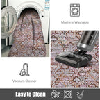 RUGSURE Washable Area Rugs, Pet & Child Friendly, Vibrant Colors Rugs - Image 7