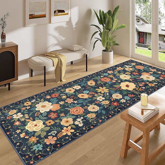DUKINO 3x8 Runner Rug, Washable Rug - Image 3