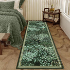 GarveeHome Forest Runner Rug, Botanical Low Pile Non Slip Stain Resistance - Image 8