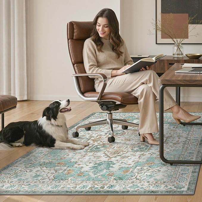 48"x72" Office Chair Mat for Hardwood Tile Floor, Under Desk Carpet Protector - Image 7