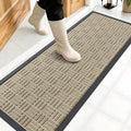 OLANLY Front Door Mat Outside Entrance 47x17, Heavy Duty Sturdy Natural Rubber by OLANLY
