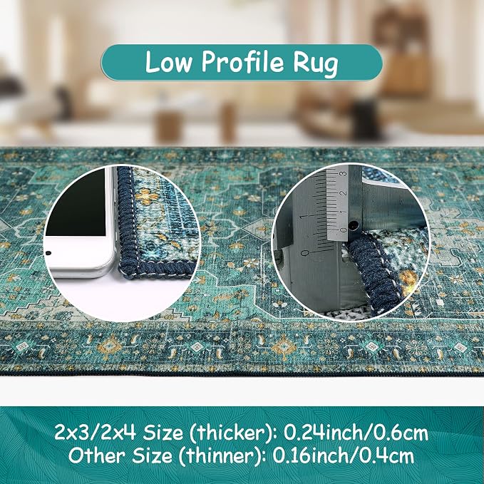 Moynesa Ultra-Thin Washable Area Rug - Image 4