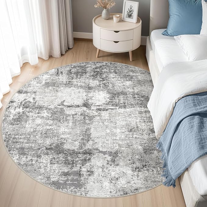 DMOYEST 5ft Round Area Rug for Living Room - Image 3