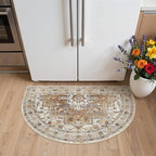 Madane Washable Half Circle Round Rug 2x3, Small Half Moon Rug Entryway - Image 4