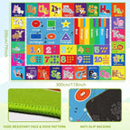 ABC Carpet, Kids Rugs for Playroom, Educational Play Mat for Kids, Preschool - Image 3