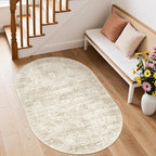 Oval Rugs 3x5 for Entryway, Washable Modern Non-Slip Area Rug for Kitchen - Image 5