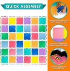 ProSource Baby Play Mat, Soft Foam Floor Tiles - Image 6