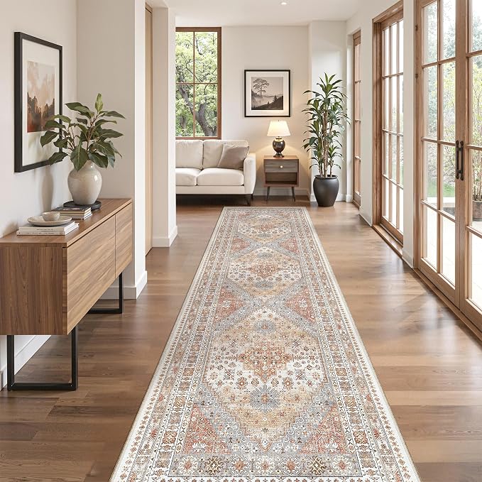 zesthome 2x7 Runner Rug Non Slip, Thin Entryway Washable Rug - Image 5