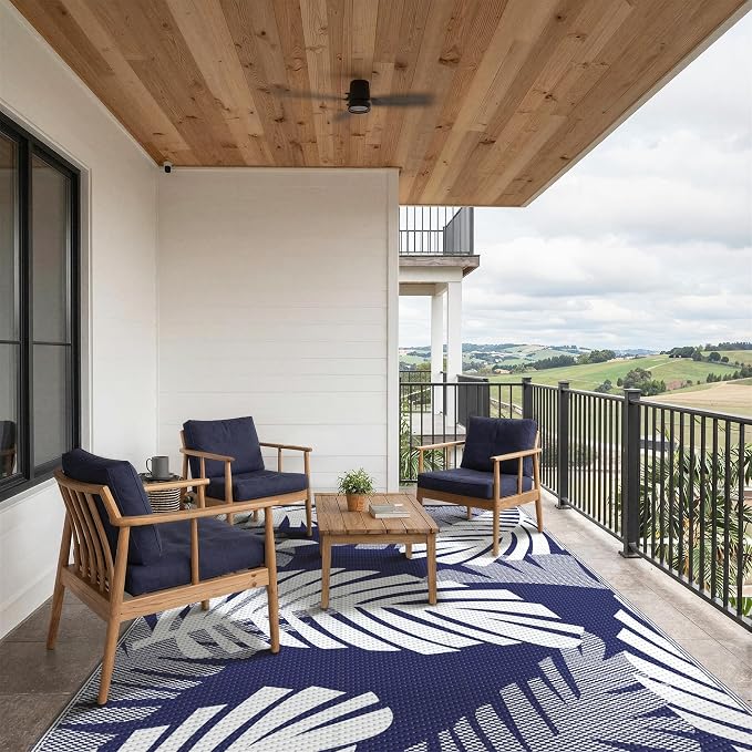 GENIMO Waterproof Outdoor Rug 5' x 8' - Image 6