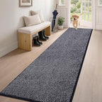 PURRUGS Dirt Trapping Door Mat 24" x 84", Non-Slip Machine Washable Entryway Rug by PURRUGS