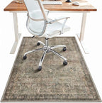48"x72" Office Chair Mat for Hardwood Tile Floor, Under Desk Carpet Protector by BESBLEE