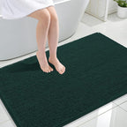 OLANLY Large Bathroom Rugs 44x32, Soft Absorbent Chenille Bath Rugs, Rubber by OLANLY