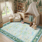 Jungle Animal Print 3x5 Washable Rug - Image 2