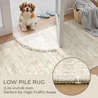 Oval Rugs 3x5 for Entryway, Washable Modern Non-Slip Area Rug for Kitchen - Image 6