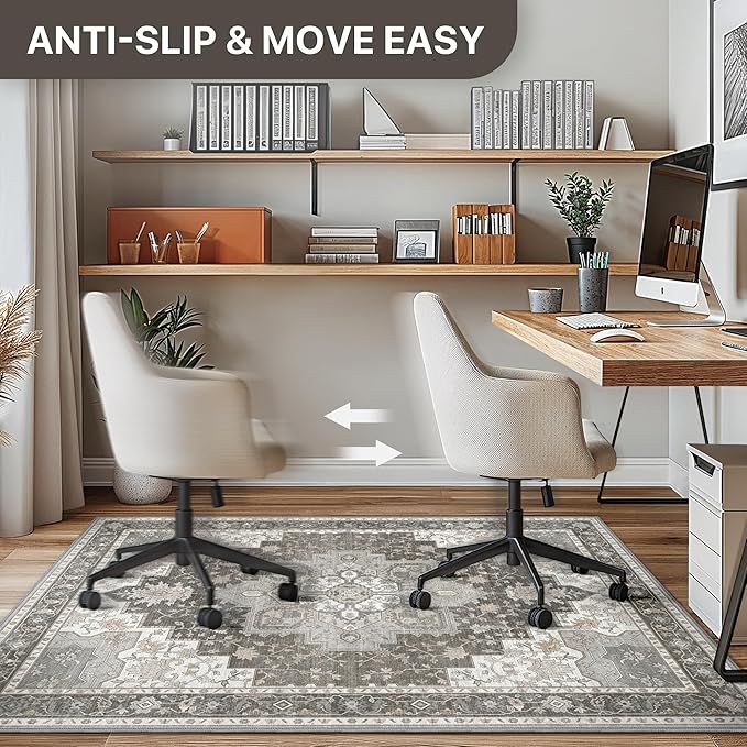 36"x60" Office Chair Mat for Hardwood Tile Floor, Under Desk Carpet Protector - Image 5