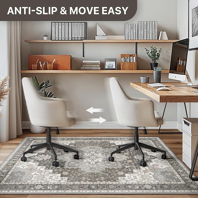 48"x60" Office Chair Mat for Hardwood Tile Floor, Under Desk Carpet Protector - Image 5