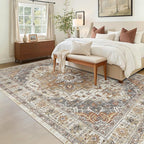 Madane 5x7 Area Rugs for Living Room, Stain Resistant Washable Rugs, Non-Slip - Image 3