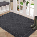 BEQHAUSE Dirt Trapper Door Mat 32" x 48", Doormat Non-Slip Entryway Rugs by BEQHAUSE