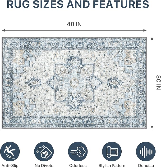 30"x48" Office Chair Mat for Hardwood Tile Floor, Under Desk Carpet Protector - Image 9