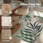 48"x60" Office Chair Mat for Hardwood Tile Floor, Under Desk Carpet Protector - Image 3
