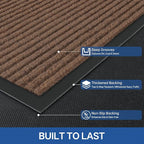 Front Door Mat, Commercial Welcome Mats, Stain and Fade Resistant, Durable - Image 4