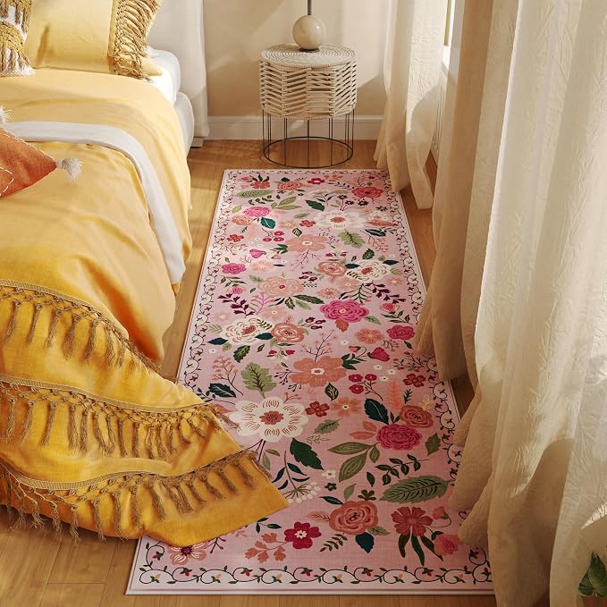 Rugcomf Runner Rug for Hallways Kitchen Rug Non Slip 2'x 6' Washable Rugs - Image 5