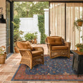 Hazo Haus Navy Blue Area Rug 5x7 Living Room Rug by HazoHaus