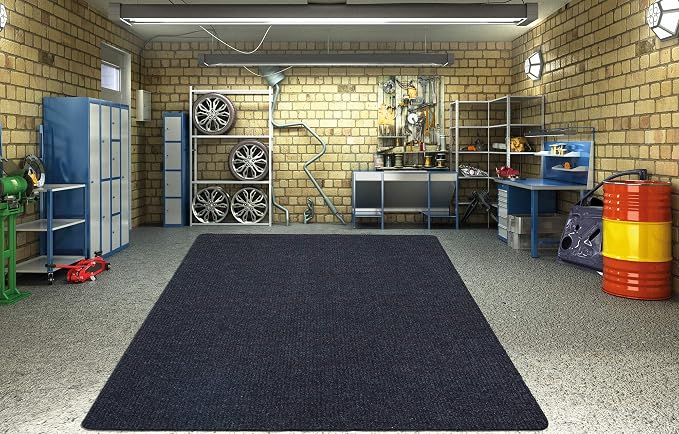 Ottomanson 5' x 6'6" Mud Mat Area Rug Scraper Carpet - Image 5