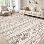 cotiled 6x9 Area Rugs Living Room Rug: Washable Boho Rugs by COTILED