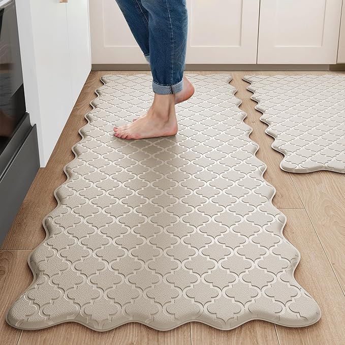 Arenarug Upgrade Scalloped Embossed Kitchen Mats by ArenaRug