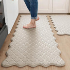 Arenarug Upgrade Scalloped Embossed Kitchen Mats by ArenaRug