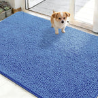 OLANLY Dog Door Mat for Muddy Paws 48x30, Absorbs Moisture and Dirt, Absorbent by OLANLY