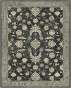 5x7 Area Rug for Living Room-Vintage Farmhouse Boho Floral Washable Stain - Image 8