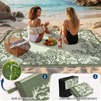 Garvee Outdoor Rugs 9' x 12’ Waterproof Reversible Mats, Large Area Plastic - Image 5