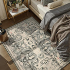 DCX Washable 3x5 Snake Rug, Soft Low Pile Carpet, Kid & Pet Friendly by DCXWashableRug