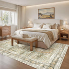 Soalmost 6x9 Area Rug for Living Room Washable 6x9 Non-Slip Modern Rugs for - Image 2