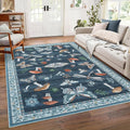 ROYHOME Washable Rug 5x7 Area Rugs by ROYHOME