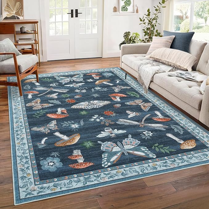 ROYHOME Washable Rug 5x7 Area Rugs by ROYHOME