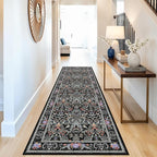 3x10 Botanical Hallway Runner Rug - Image 4