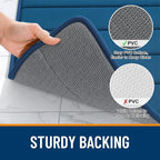 OLANLY Memory Foam Bath Mat 59x35, Super Soft Absorbent Bathroom Rugs, Quick Dry - Image 7