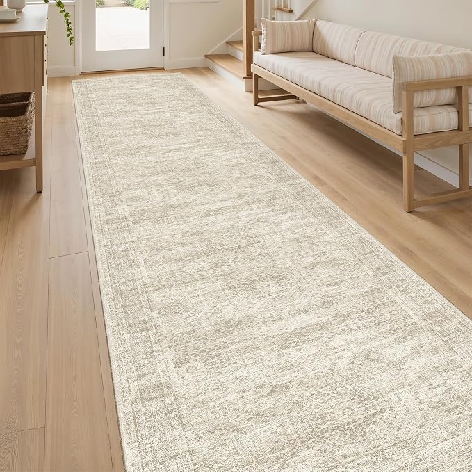 Soalmost Runner Rug 2'6" x 12' Washable Non-Slip Runner Rugs - Image 3