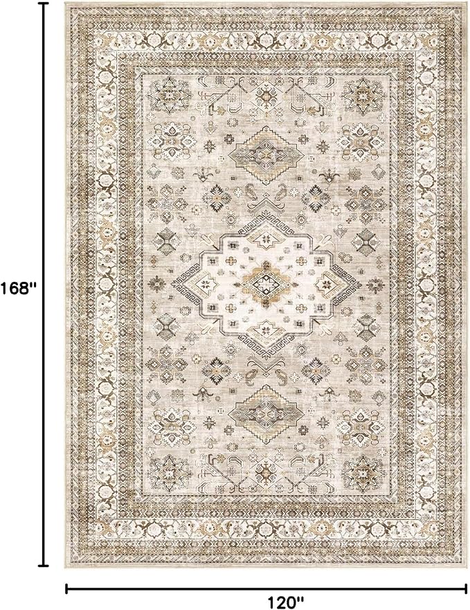 Vintage Living Room Area Rug 10x14 - Image 2