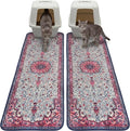 Hompet Cat Litter Mat 2 Pack, 18x54 Large Machine Washable Trapping Mats by Hompet